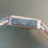 Omega de Ville Custom Blue Lady Winding Vintage Watch 25mm