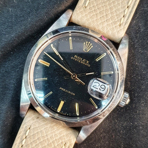 Never Polished Rolex Oysterdate Precision 6694 Vintage Watch