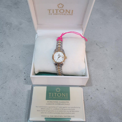 Titoni of Switzerland Vintage Lady Automatic Watch 22mm (1999)