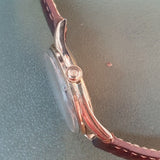 Vintage Omega Gold Micron Subhand Watch 33mm
