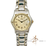 Ebel 1911 Ref 188901 Classic Wave 18K Gold Steel Quartz Ladies Watch