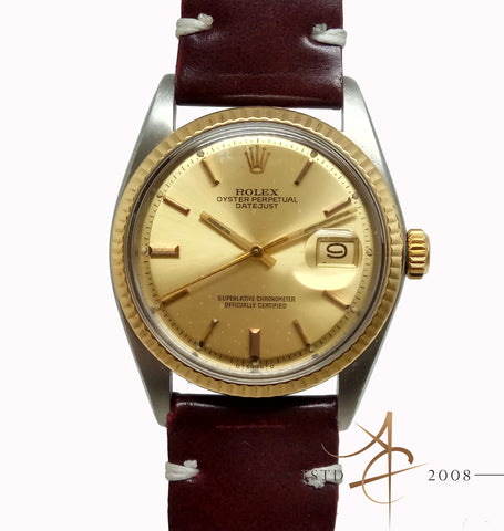 Rolex Vintage Oyster Perpetual Datejust Ref 1601 Watch (Year 1973)