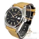 Rolex Date 1500 Black Dial Automatic Vintage Watch (1974)