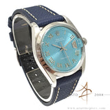 Rolex Precision 6694 Custom Tiffany Blue Dial Vintage Watch (1961)