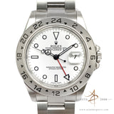 Rolex Explorer II Ref 16570 White Polar Automatic Steel Watch without Pinhole (2004)
