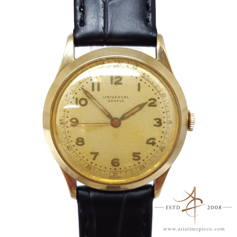 Universal Geneve Gold Vintage Watch +154/G