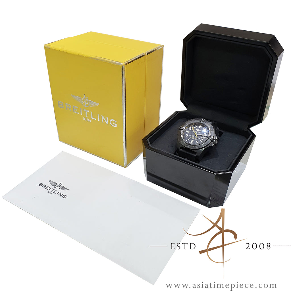 Breitling Avenger Seawolf M17330 Code Yellow Blacksteel Limited Editio ...