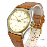 Ebel 1911 Ref 193902 18K Gold Diamond Automatic Watch