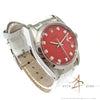 Rolex Oysterdate Precision 6694 Custom Red Diamond Dial Vintage Watch (1966)