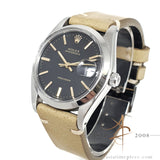 Rolex Precision 6694 Black Dial Vintage Watch (1981)