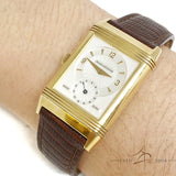 Jeager LeCoultre 18K Reverso Duoface Day Night Ref 270154
