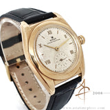 Rolex Oyster Perpetual 3130 Bubble Back Rose Gold 14K Vintage Watch (1946)