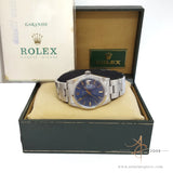 Rare Rolex Blue Oysterdate Precision 6694 Vintage Watch (1984)