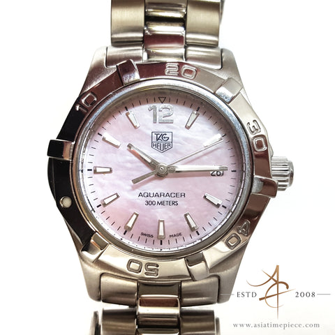 Tag Heuer Aquaracer Pink Mother of Pearl WAF1418
