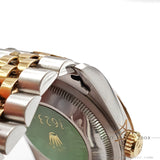 Unpolished Rolex Datejust 16233 Champagne Diamond Dial Jubilee Bracelet (1995)