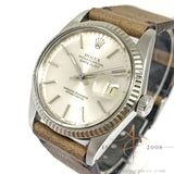 (Sold) Rolex Datejust 16014 Silver Dial Vintage Watch (1982)