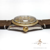 Rolex Datejust 16013 Champagne Linen Dial Vintage Watch (Year 1980)