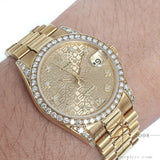 Rolex Datejust Midsize 68158 Diamond 18K Gold (1991)