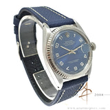 Rolex Datejust 1601 Custom Blue Arabic Dial Vintage Watch (1971)