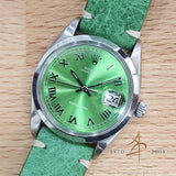 Rolex Precision 6694 Custom Green Sunburst Roman Dial Vintage Watch (1963)Rolex Precision 6694 Custom Green Sunburst Roman Dial Vintage Watch (1963)