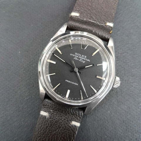 Rolex Air King 5500 Vintage Watch Black (1975)