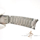 Omega Speedmaster Vintage Steel Flat Link Spring Bracelet Ref 1039 End Link 516 (Year 1970)