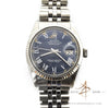 Rare Rolex Datejust Ref 16014 Blue Buckley Dial Vintage Watch (1979)