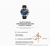 IWC Le Petit Prince IW377714 Blue Pilot’s Watch Chronograph Edition (2019)