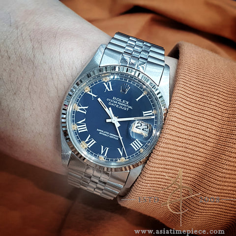 Rolex best sale 16014 blue