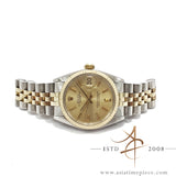Rolex Datejust Midsize 31mm Ref 6827 Champagne Dial Vintage Watch (1979)