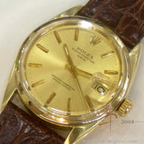 Rolex Date 1550 14k Gold Shell Automatic Vintage Watch (1979)