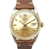 Rolex Vintage Oyster Perpetual Datejust 1601 Wide Boy