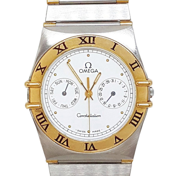 Omega Constellation 18K Solid Gold Quartz Day & Date – Asia