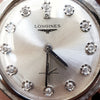 Longines 14k White Gold Sub Dial with Diamond Watch