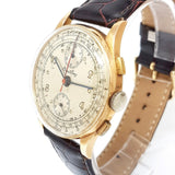 Breitling Vintage Chronograph 18K Gold Winding Watch