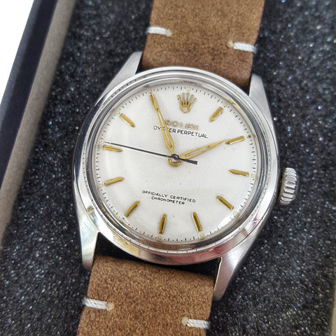 Rolex 6084 Oyster Perpertual 33mm Vintage Watch Year 1950 Asia