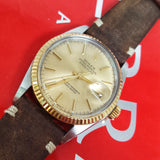 Rolex Oyster Perpetual Datejust 16013 Champagne Vintage Watch (1984)