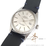Rolex Datejust 16030 Silver Dial Engine-turn bezel Vintage watch (1986)