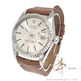 Rolex Datejust 1603 Silver Sigma Dial Engine-turn Vintage watch (1978)