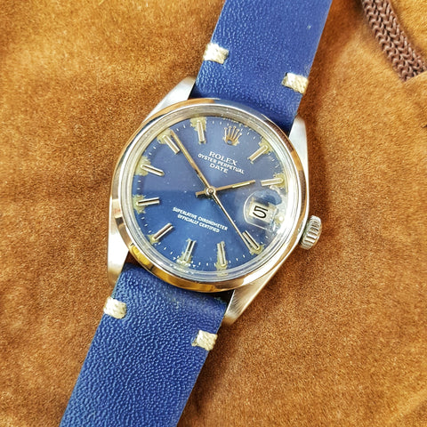 Rolex Date Oyster Perpetual Ref 1500 Blue (1975)