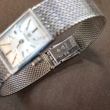 Omega 18k White Gold Lady Vintage Watch