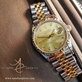 Rolex Diamonds Datejust Ref 16233 Watch (1993)