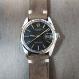Rolex Oyster Perpetual Date 1500 Black Vintage Watch (1975)