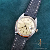 Rolex Datejust 36 Linen Dial Vintage Watch Ref 16013 (Year 1978)