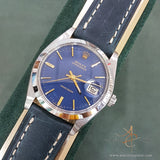 Rolex Oysterdate 6694 Custom Blue Vintage Watch (Year 1981)