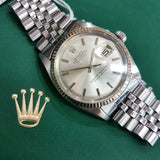 Rolex Datejust 1601 Silver Dial Vintage Watch (1972)