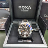 Doxa Shark Pepsi Ceramic L D200SBU Watch Like New in Warranty