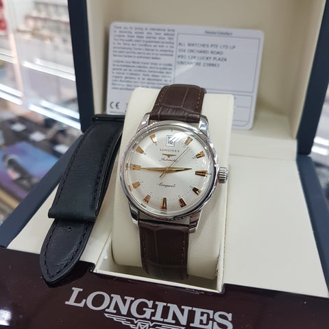 Longines Conquest Heritage  L1.611.4.75.2 Watch 35mm (Year 2019)