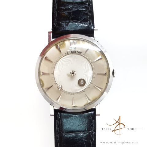 Rare Lecoultre Mystery White Gold Vintage Watch