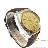 Rolex Datejust 16013 Champagne Linen Dial Vintage Watch (1984)